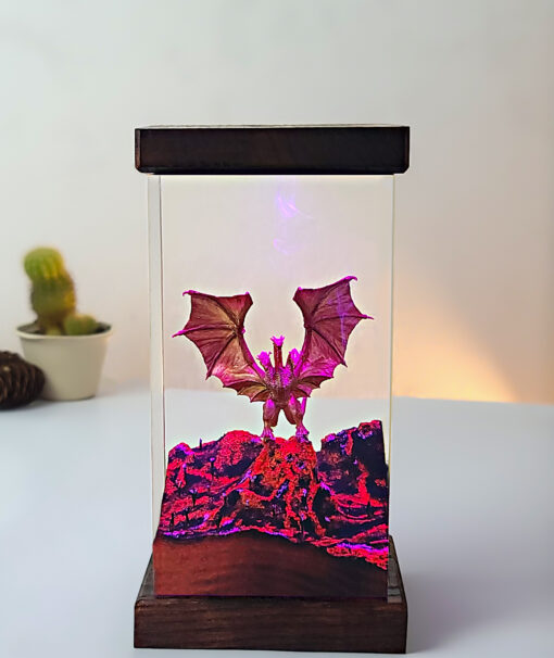 King Ghidorah Resin Night Lamp