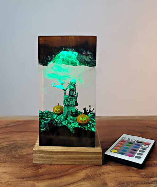 Jack Skellington Resin Night Lamp - Image 3