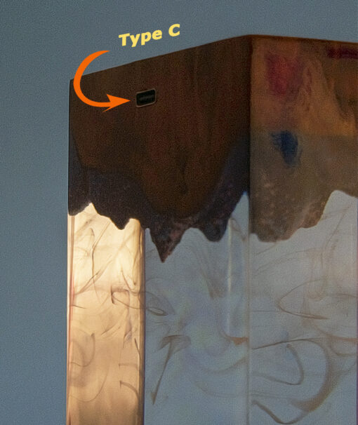 Mewtwo Epoxy Resin Night Lamp - Image 3