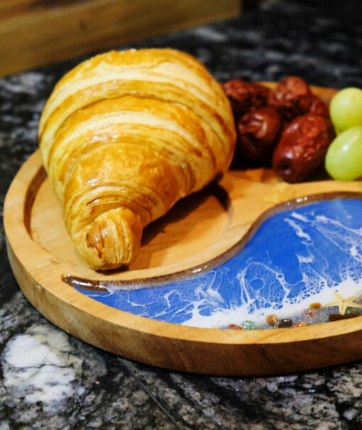 Wood & Resin 3-Compartment Tray - Image 4